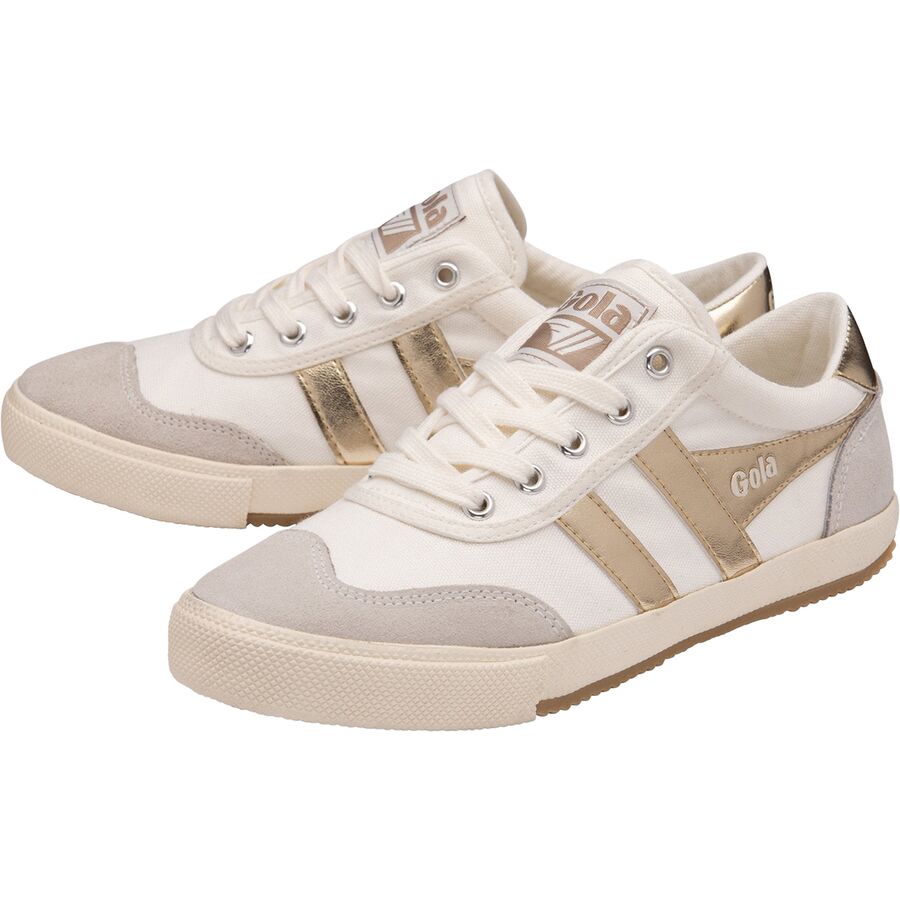 Gola Badminton Shoe - Women's Off White/Gold
