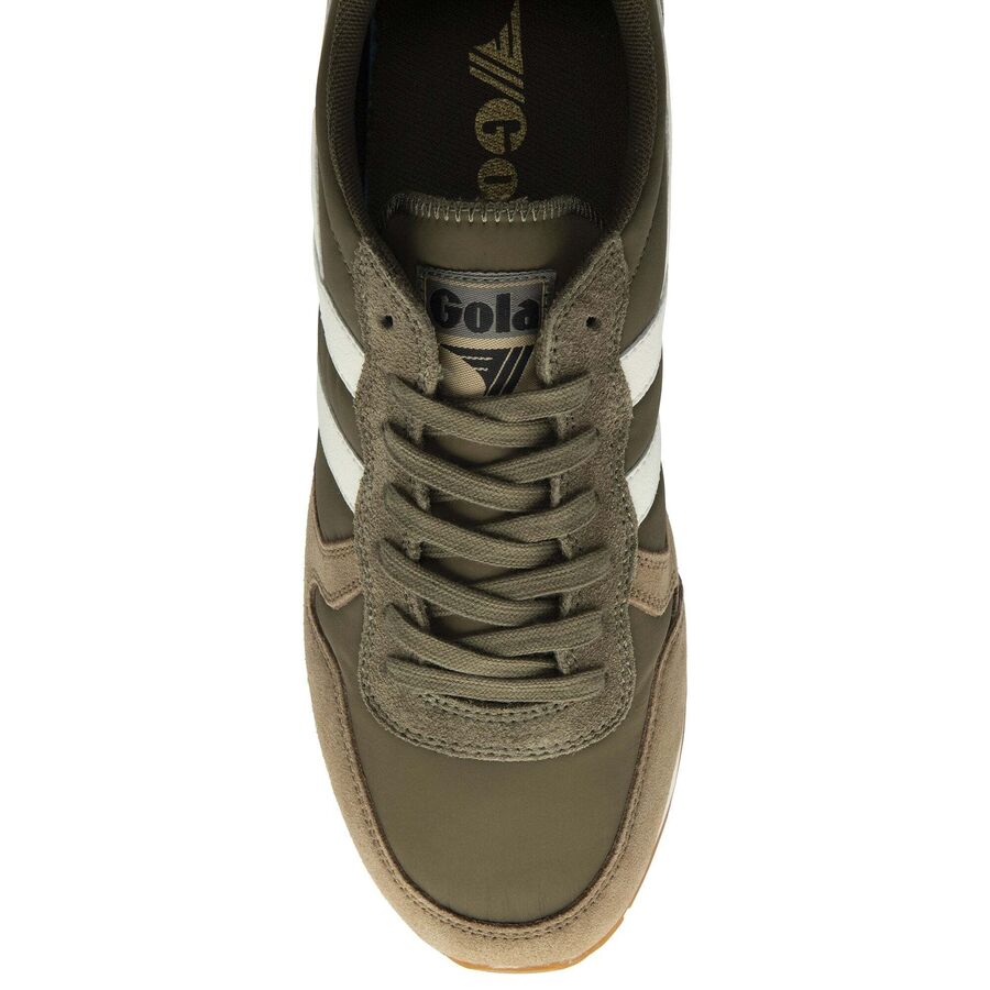 Gola Daytona Chute Sneaker - Men's Khaki/Tobacco/Off White