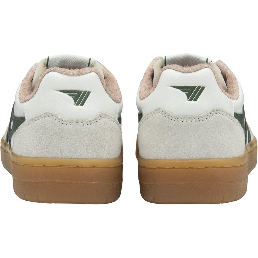 Gola Eagle '86 Shoe - Women's White/Evergreen/Rose/Gum