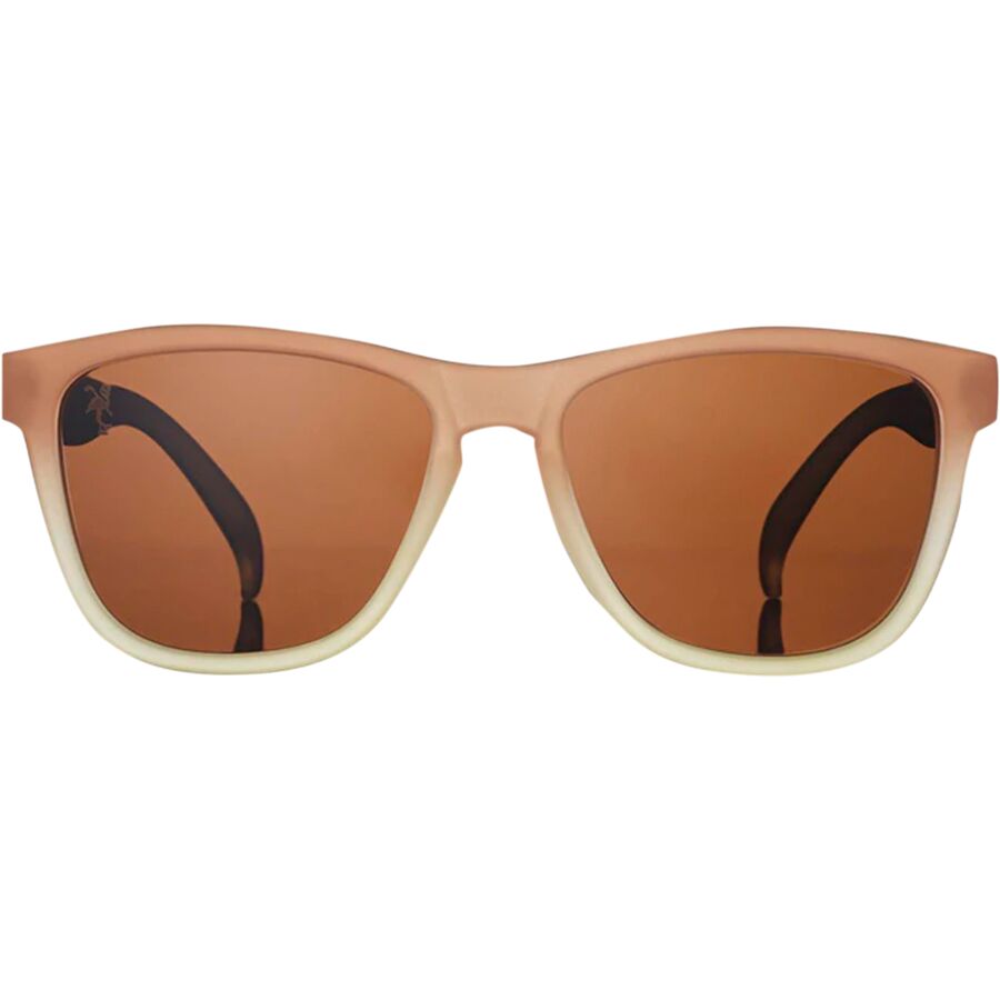 Goodr OG/Golf Polarized Sunglasses Three Parts Tee/Orange/Brown To Yellow Ombre Golf Lens