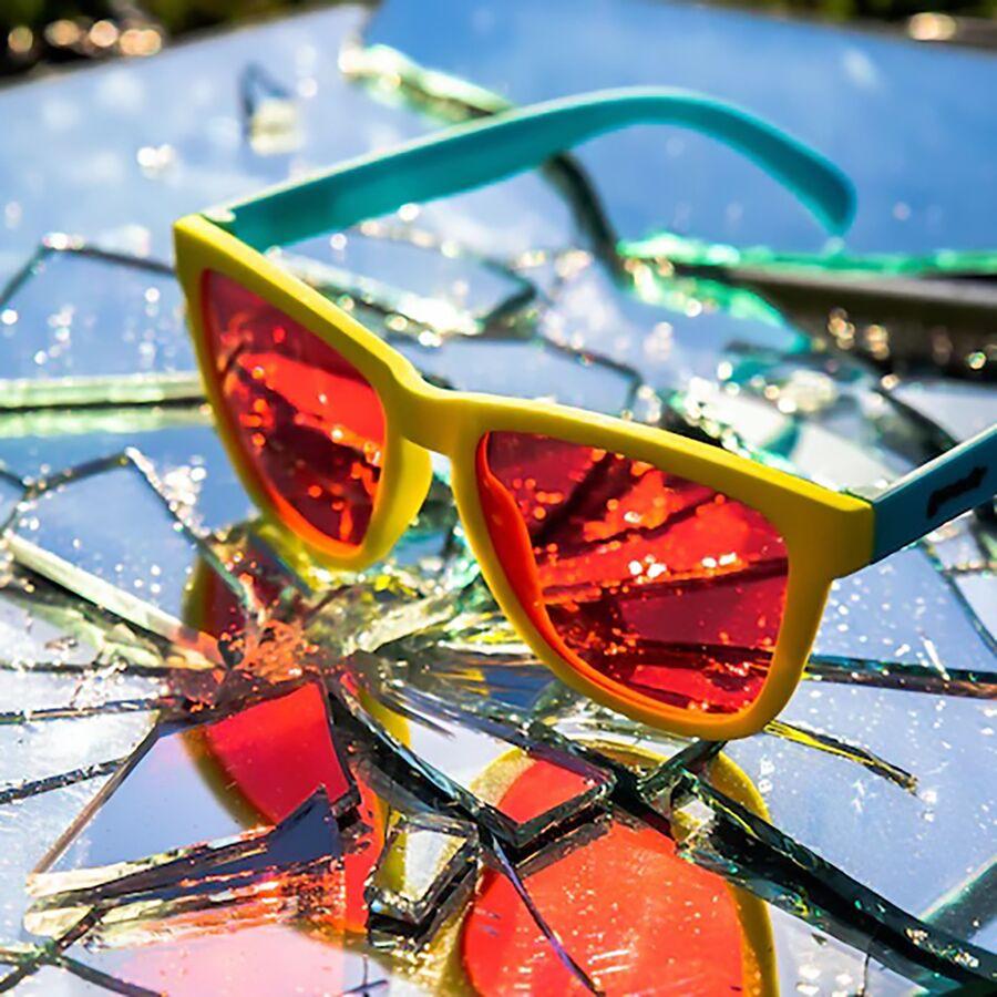 Goodr OG Running Polarized Sunglasses Pineapple Painkillers