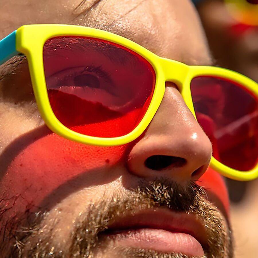 Goodr OG Running Polarized Sunglasses Pineapple Painkillers