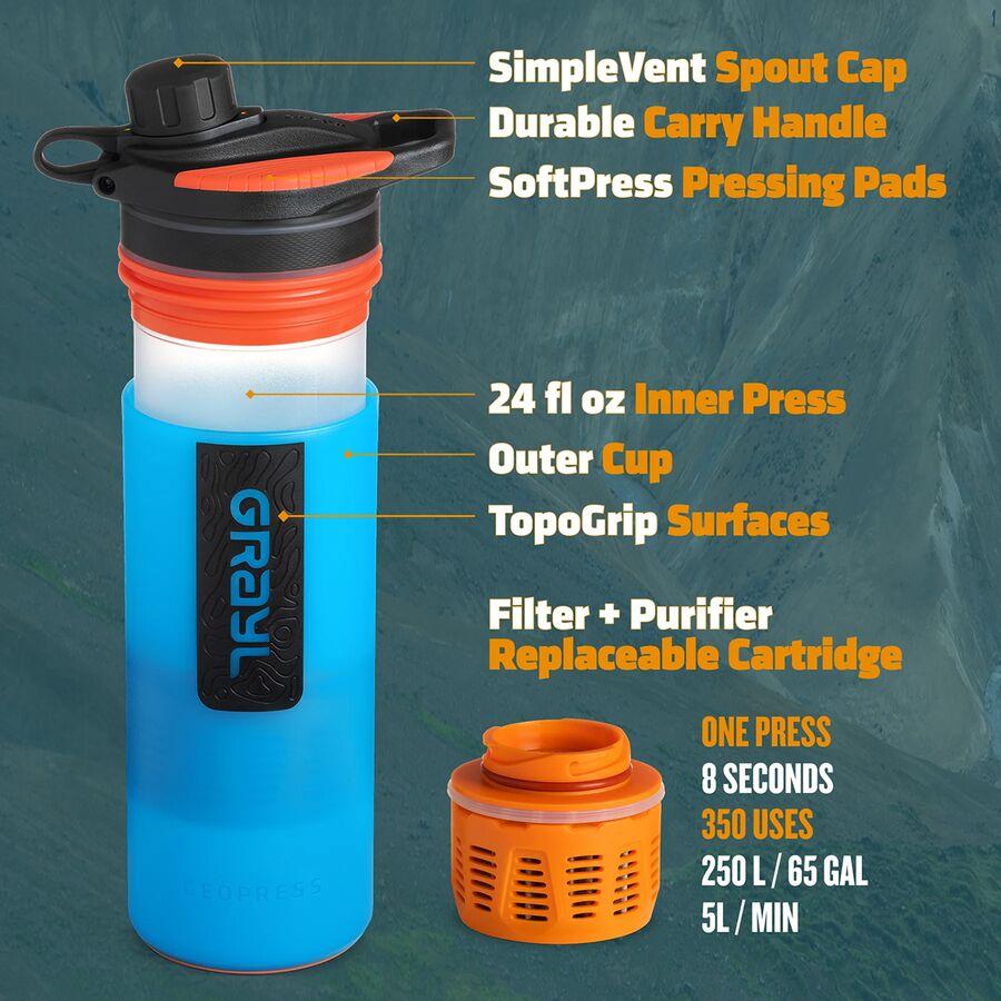 Grayl GEOPRESS Water Purifier Bali Blue