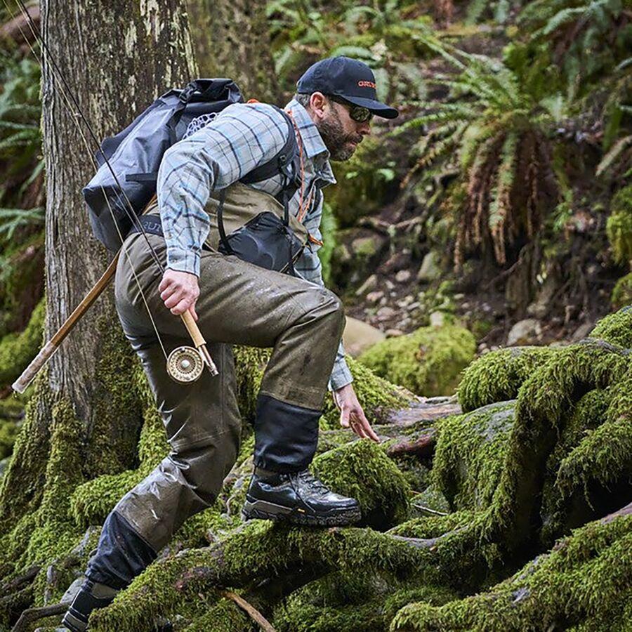 Grundens Boundary Zip Stockingfoot Wader - Men's Stone/Otter