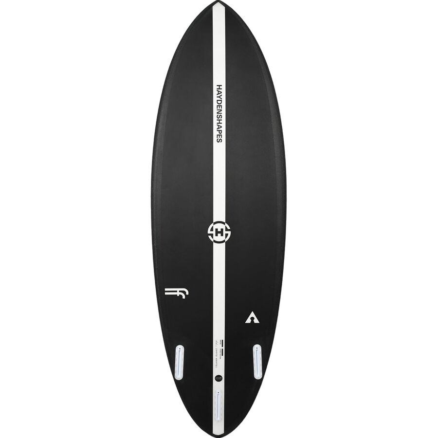 Haydenshapes Hypto Krypto FutureFlex Surfboard - FCSII 3 Fin System Black Inverted