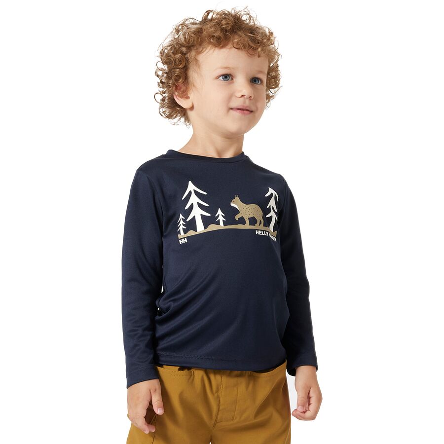 Helly Hansen HH Tech Graphic Long-Sleeve Top - Toddlers' Navy