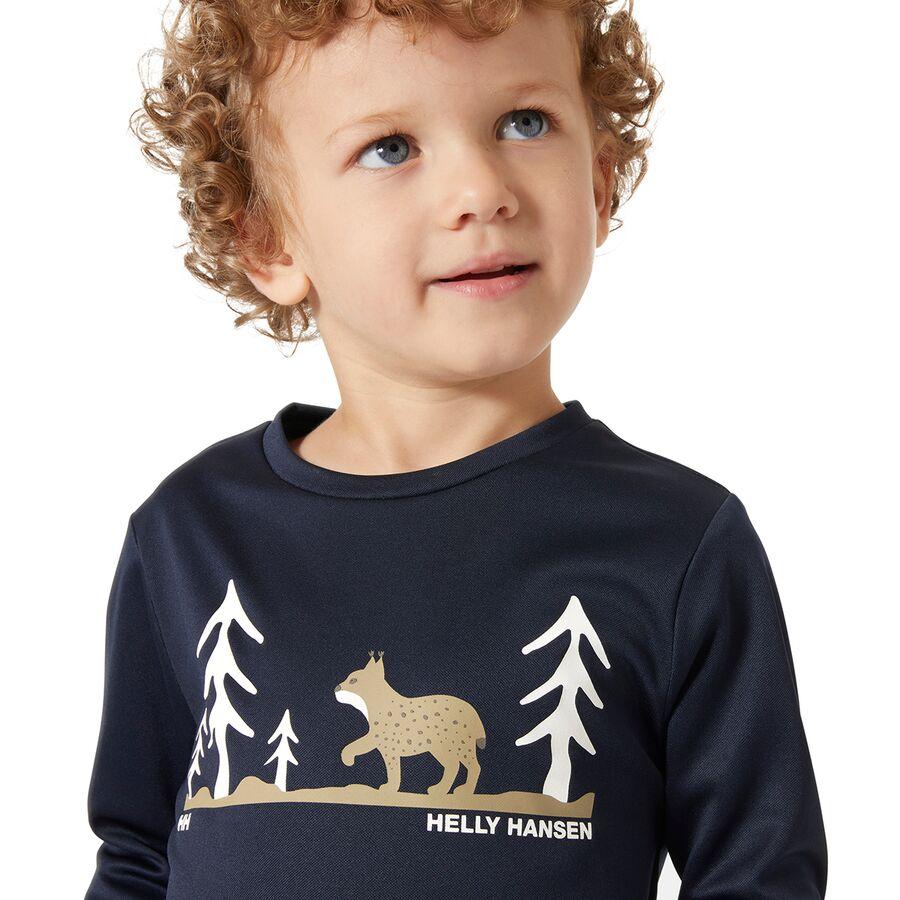 Helly Hansen HH Tech Graphic Long-Sleeve Top - Toddlers' Navy