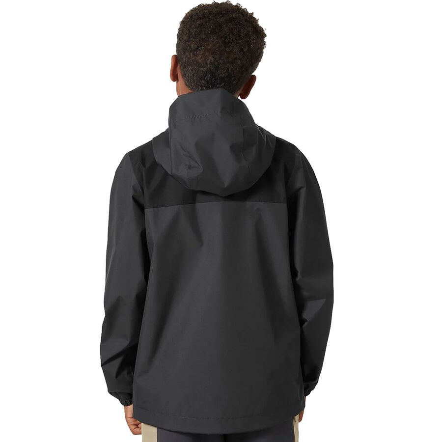 Helly Hansen Jr Vancouver Rain Jacket - Kids' Ebony