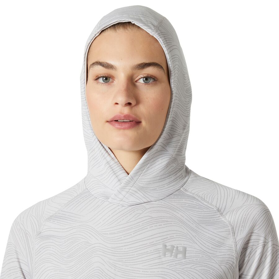 Helly Hansen Lifa Active Solen GR Hoodie - Women's Grey Fog Wave