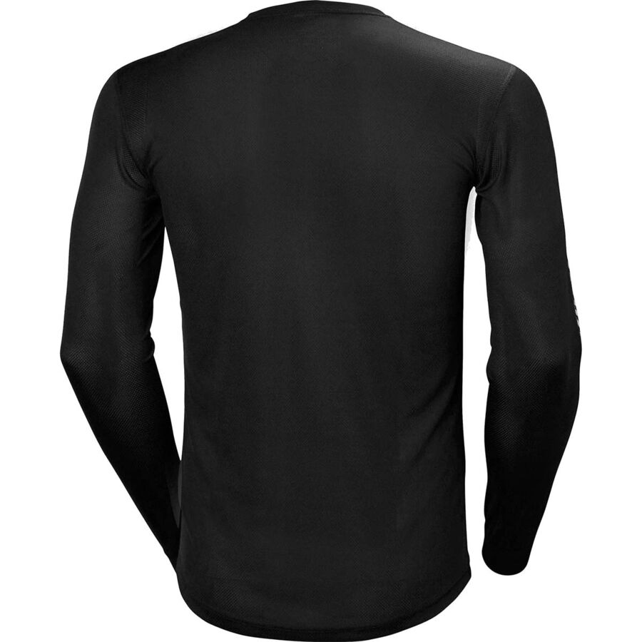 Helly Hansen Lifa Stripe Crew Top - Men's Black