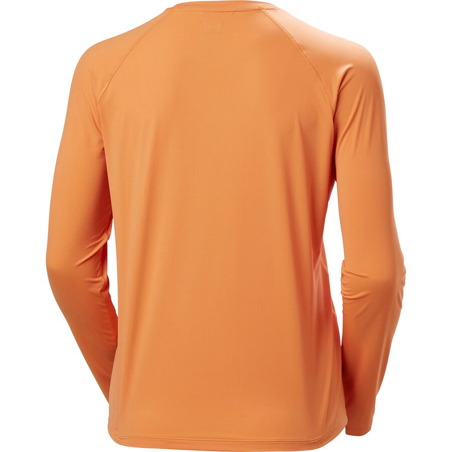 Helly Hansen Shine Solen Long-Sleeve Crew Shirt - Women's Apricot Crush