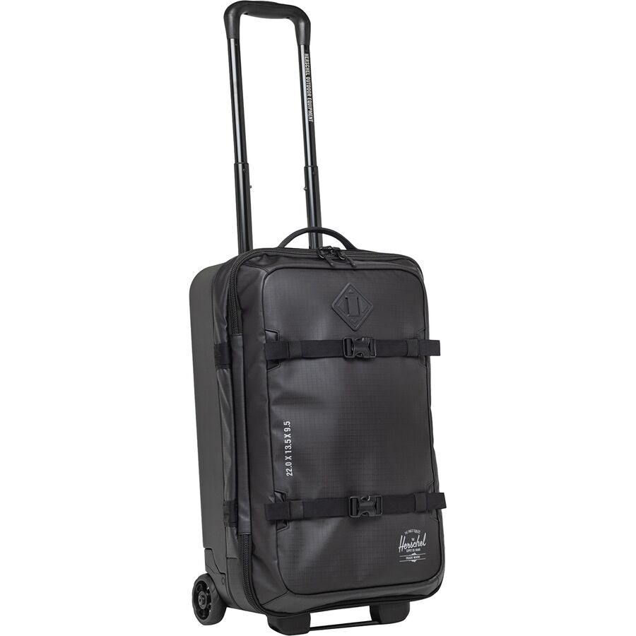 Herschel Supply All Season 41L Hybrid Roller Carry On Bag Black