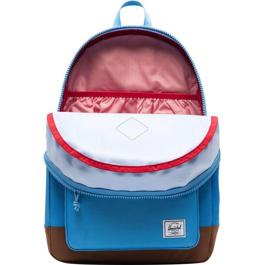 Herschel Supply Heritage Youth 26L Backpack - Kids' Azure Blue/Saddle Brown