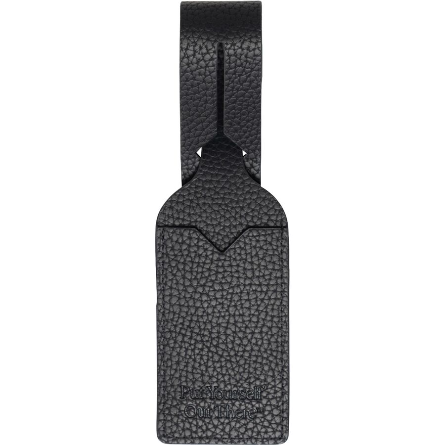 Herschel Supply Vegan Leather Luggage Tag Black
