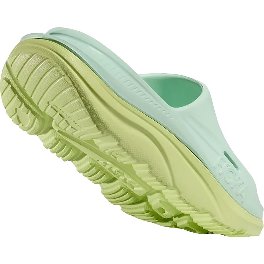 HOKA Ora 3 Recovery Slide Aqua Breeze/Celery Juice