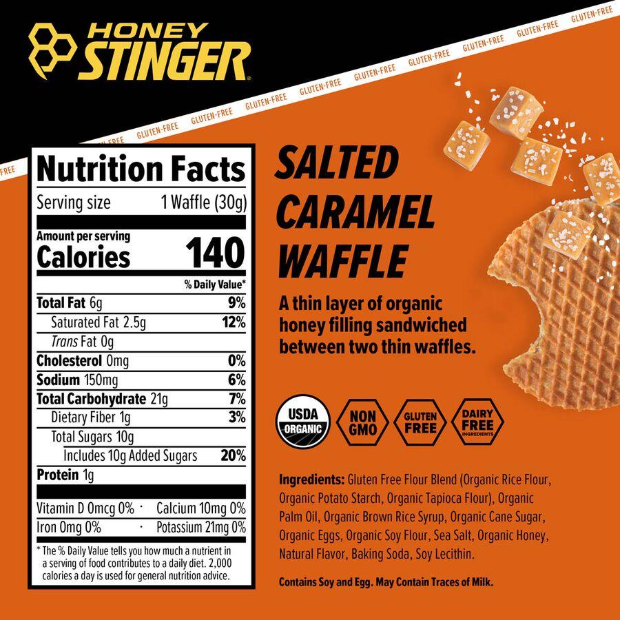 Honey Stinger Organic Waffle - 6-Pack GF Salted Caramel