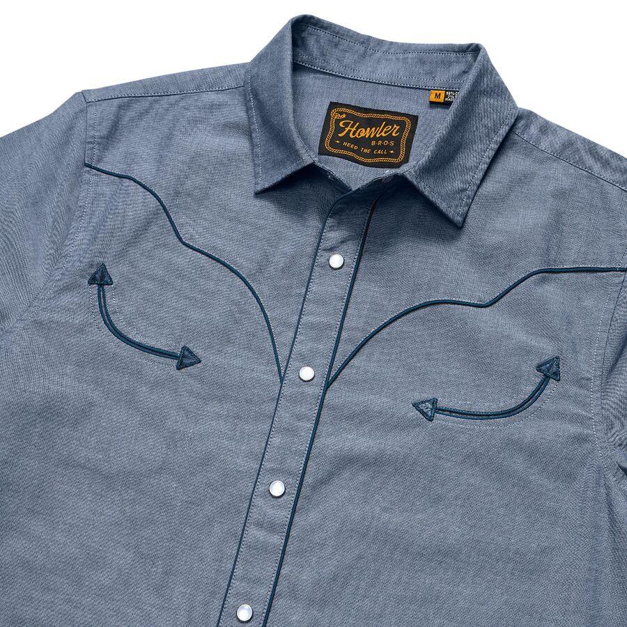 Howler Brothers Broncbuster Snapshirt - Men's Indigo