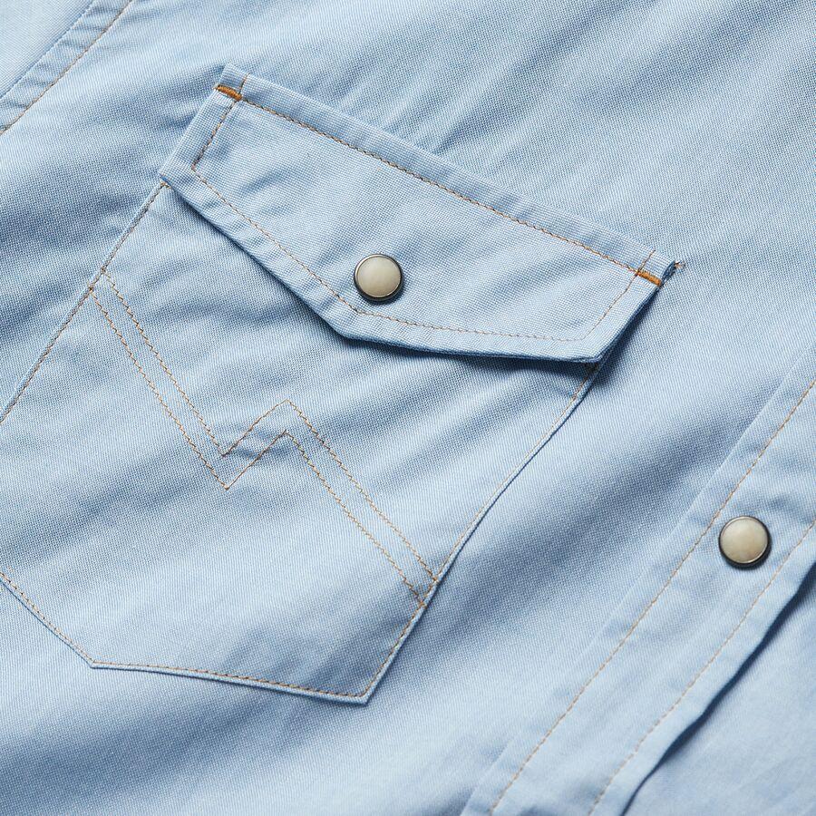 Howler Brothers H Bar B Snap Shirt - Men's Faded Blue Oxford
