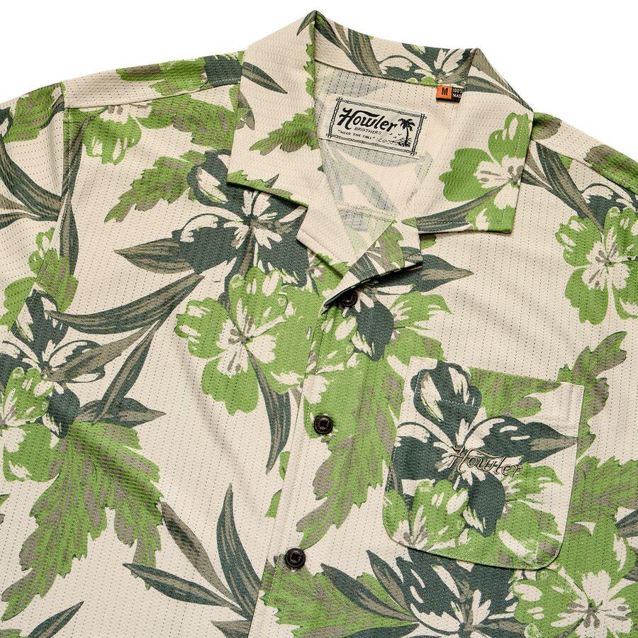 Howler Brothers Palapa Tech Shirt - Men's Flagler Floral/Off White