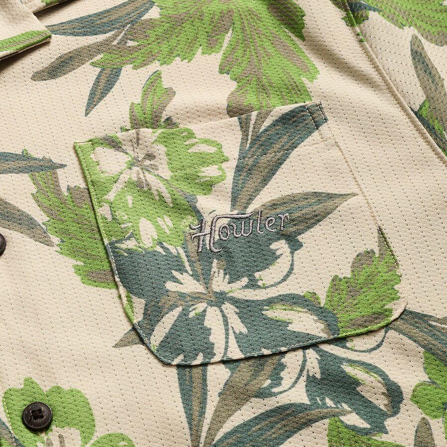 Howler Brothers Palapa Tech Shirt - Men's Flagler Floral/Off White