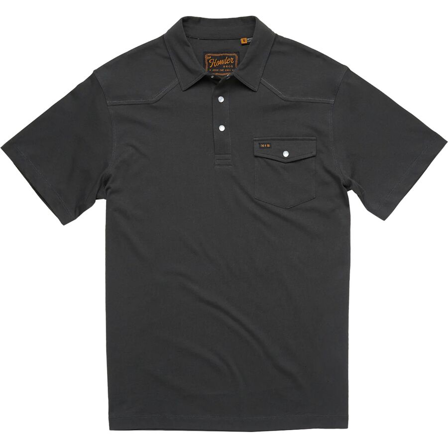 Howler Brothers Ranchero Polo Shirt - Men's Antique Black