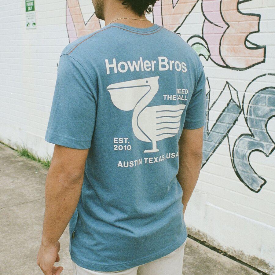 Howler Brothers Select Pocket T-Shirt - Men's Pelican Postage/Blue Horizon
