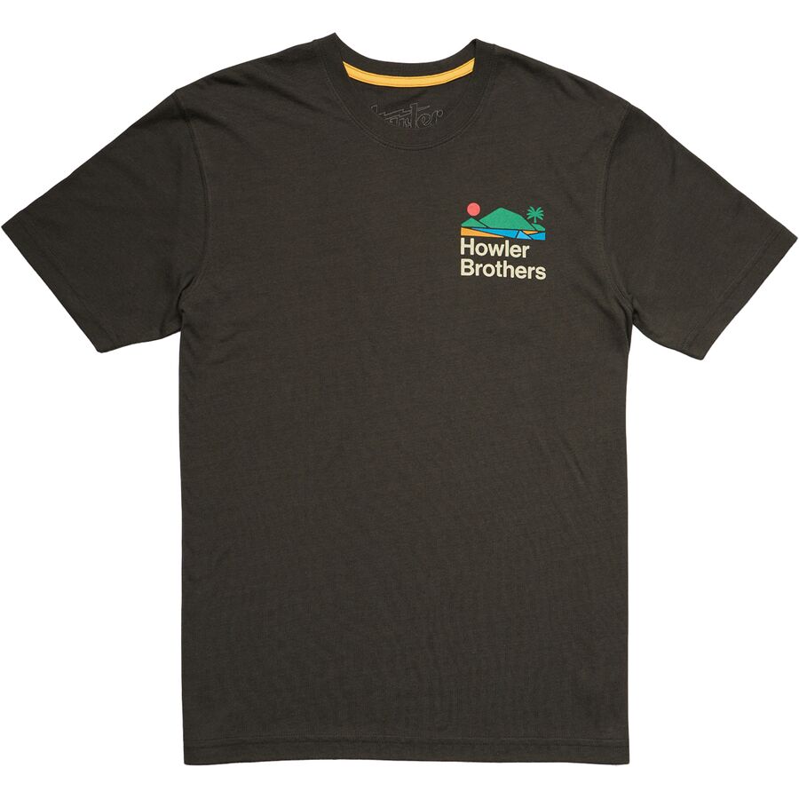 Howler Brothers Select T-Shirt - Men's Bahia De Howler/Antique Black