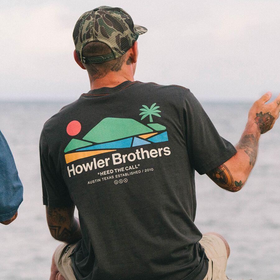 Howler Brothers Select T-Shirt - Men's Bahia De Howler/Antique Black