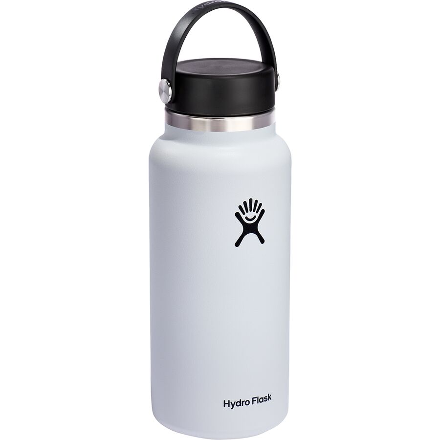 Hydro Flask 32oz Wide Mouth Flex Cap 2.0 Water Bottle White