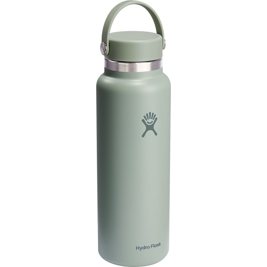 Hydro Flask 40oz Wide Mouth Flex Cap 2.0 Water Bottle Agave2