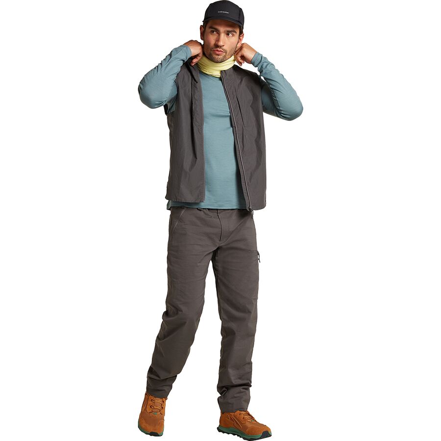 Icebreaker 200 Oasis LS Crew Top - Men's Blue Ash