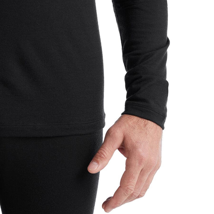Icebreaker Merino 200 Oasis Long-Sleeve 1/2-Zip Top - Men's Black