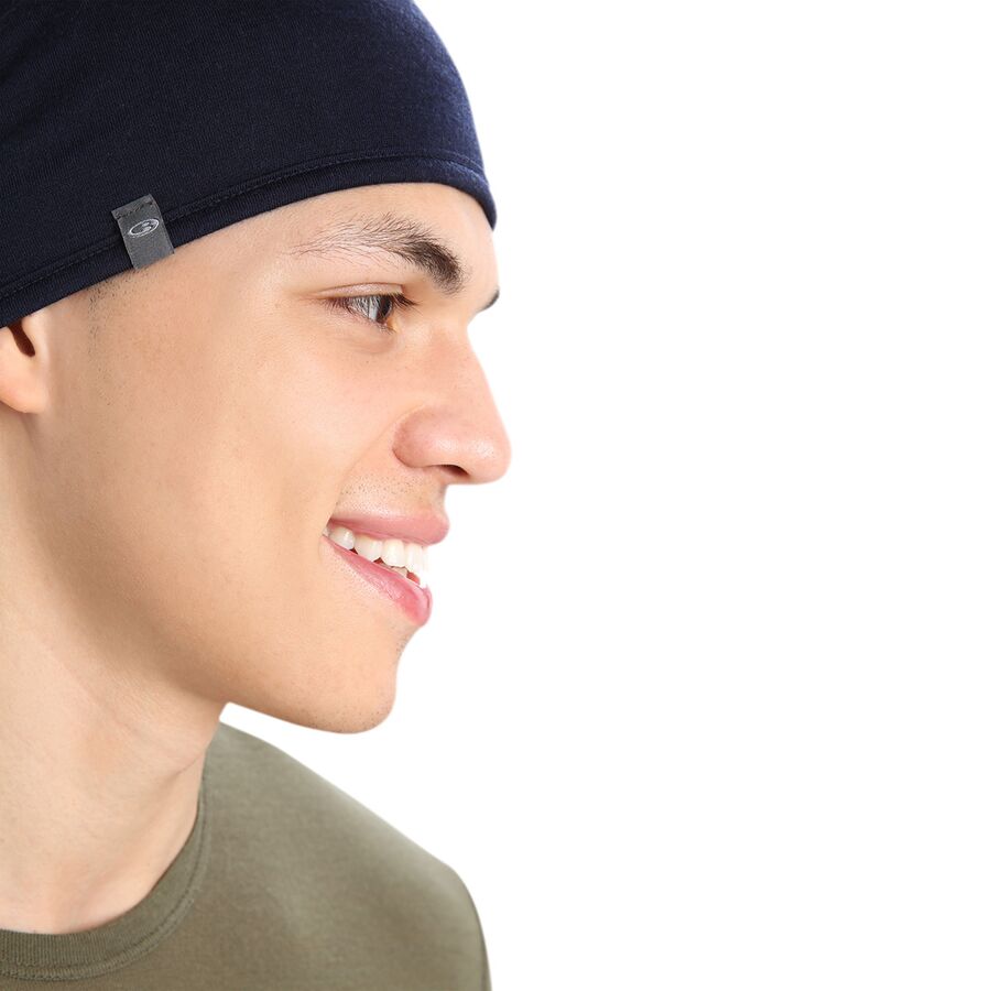 Icebreaker Reversible Pocket 200 Beanie Loden/Midnight Navy