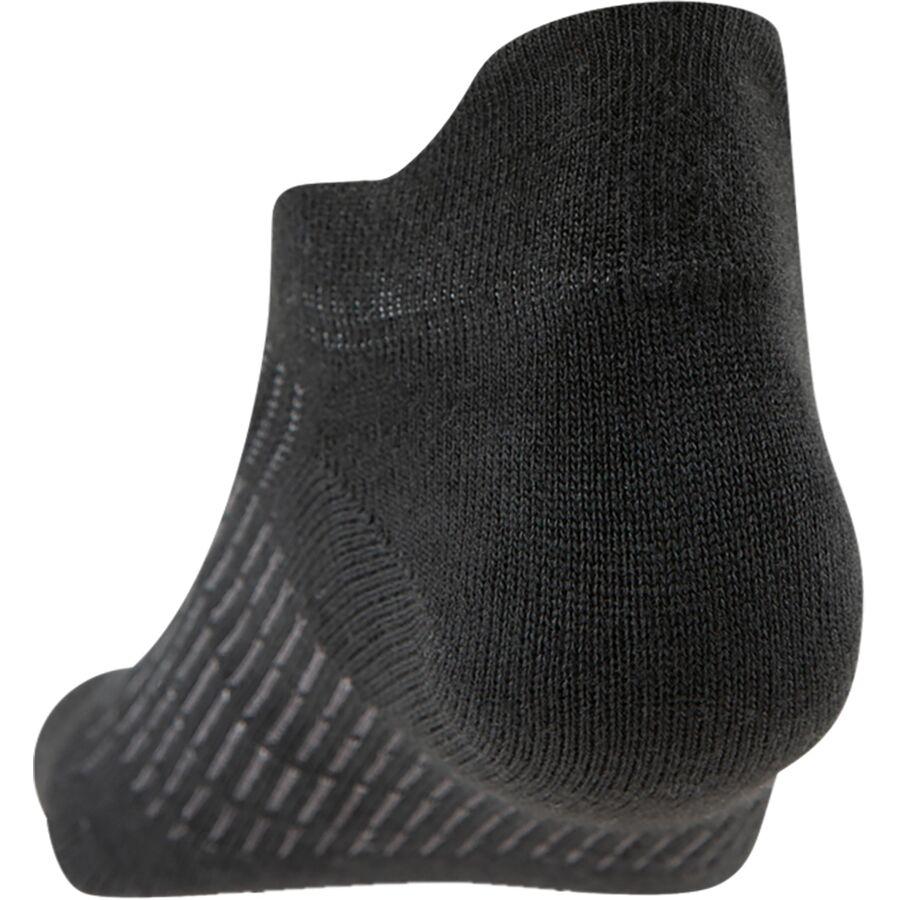 Injinji Lightweight Run No-Show Sock - Women's Black