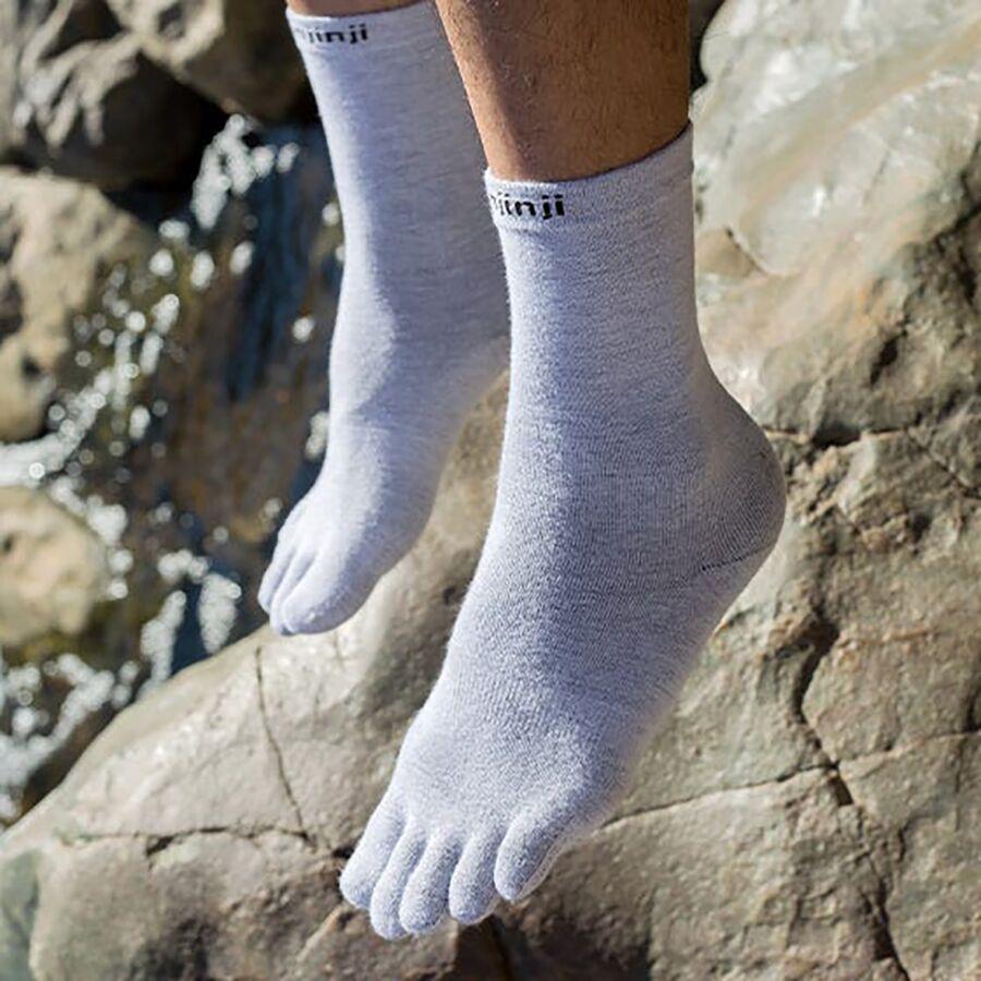 Injinji Liner CoolMax Crew Sock - Men's Gray