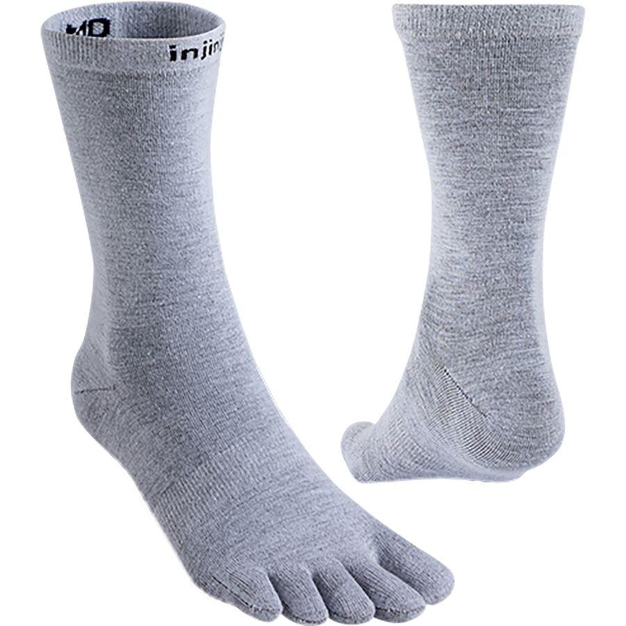Injinji Liner CoolMax Crew Sock - Men's Gray