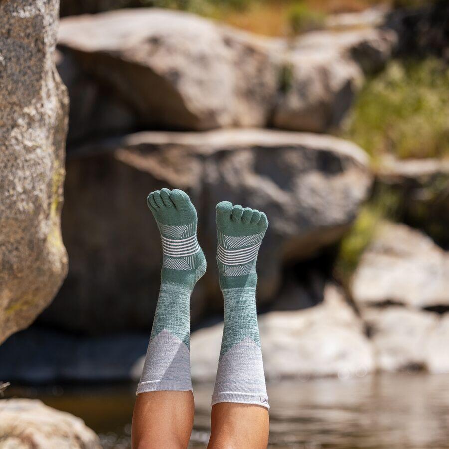 Injinji Trail Midweight Crew CoolMax Sock - Women's Alpine