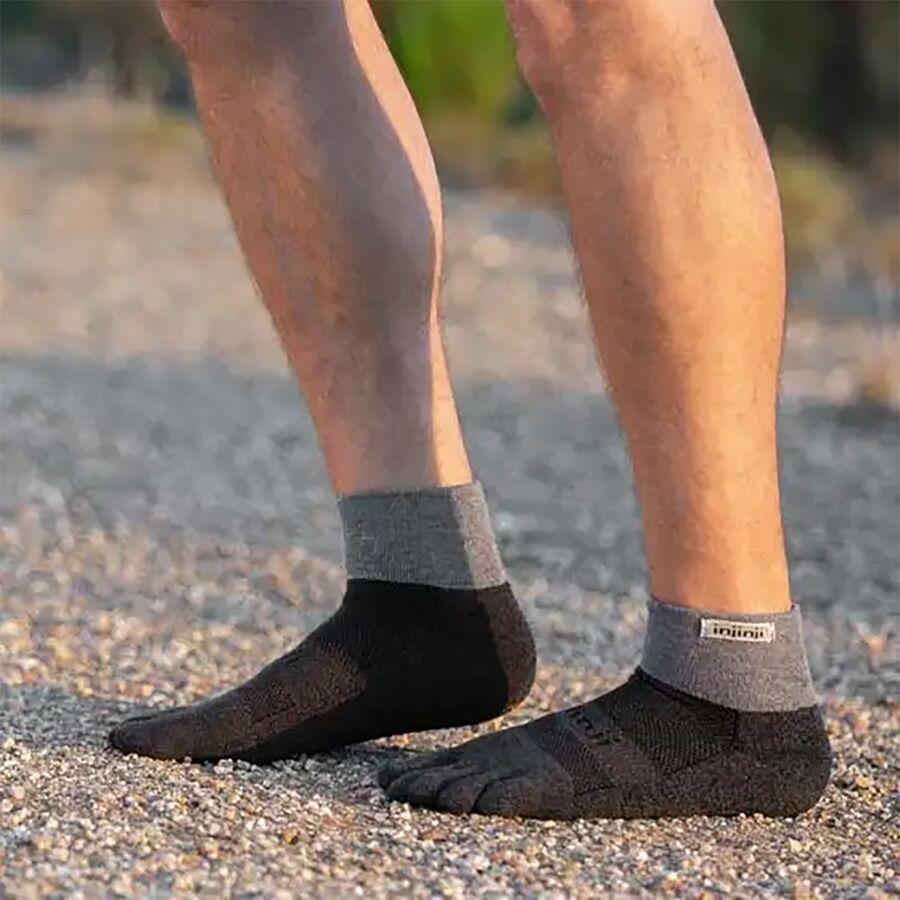 Injinji Trail Midweight Mini-Crew Xtralife Granite 2
