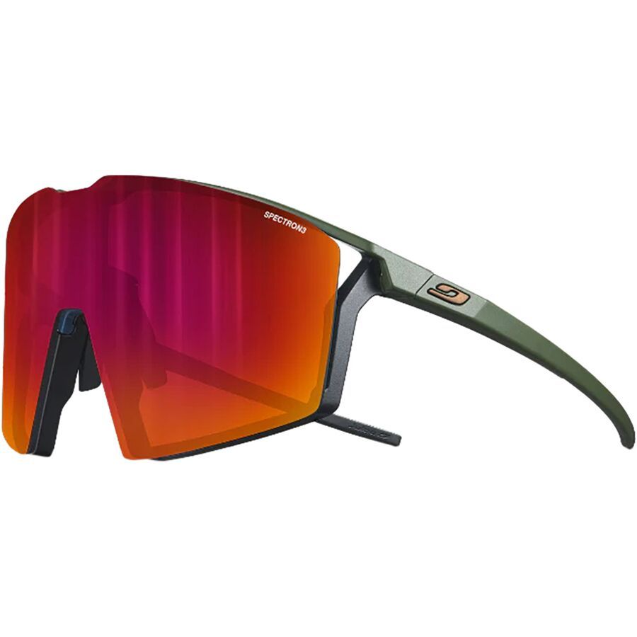 Julbo Edge Spectron Sunglasses Matte Army Green/Black/Spectron 3 + Spectron 0