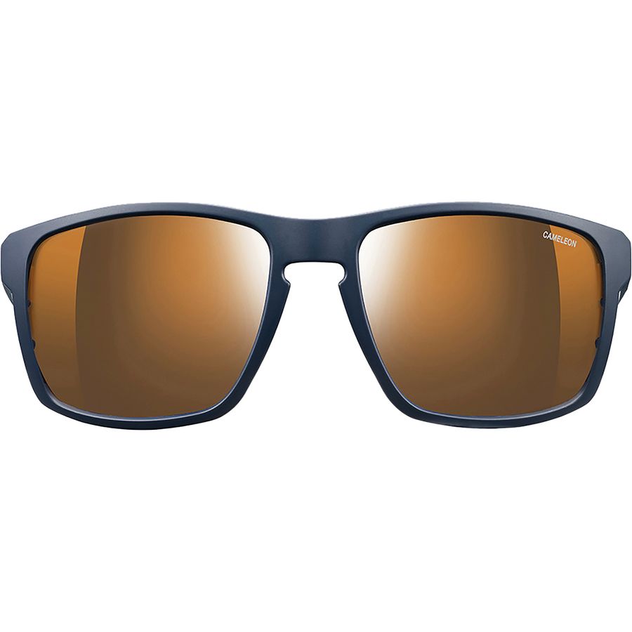 Julbo Shield REACTIV Polarized Sunglasses Blue/Blue/Orange-Brown