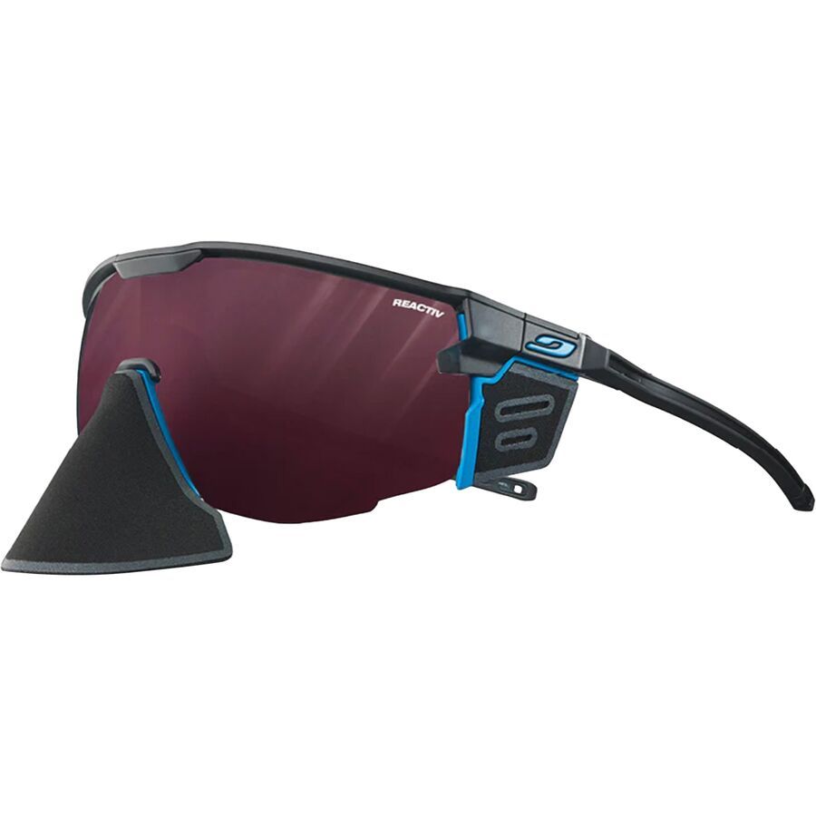 Julbo Ultimate Cover Sunglasses Black/Blue/REACTIV 0-4 High Contrast