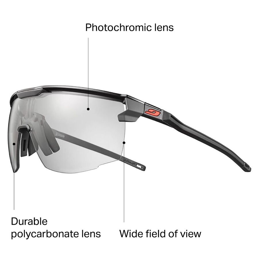 Julbo Ultimate Photochromic Sunglasses Black-REACTIV 0-3