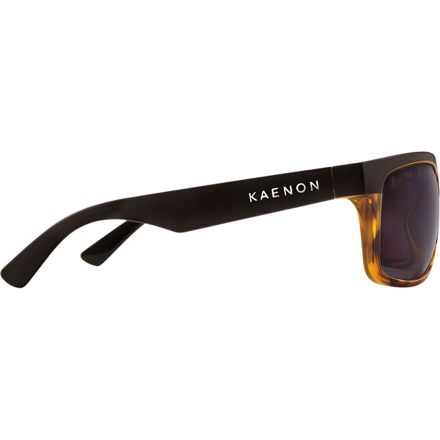 Kaenon Burnet Mid Ultra Polarized Sunglasses Matte Black Tortoise/Ultra Grey 12