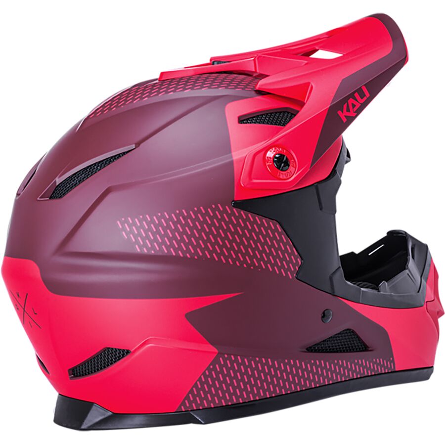 Kali Protectives Zoka Full-Face Helmet Dash Mat Red/Burgandy