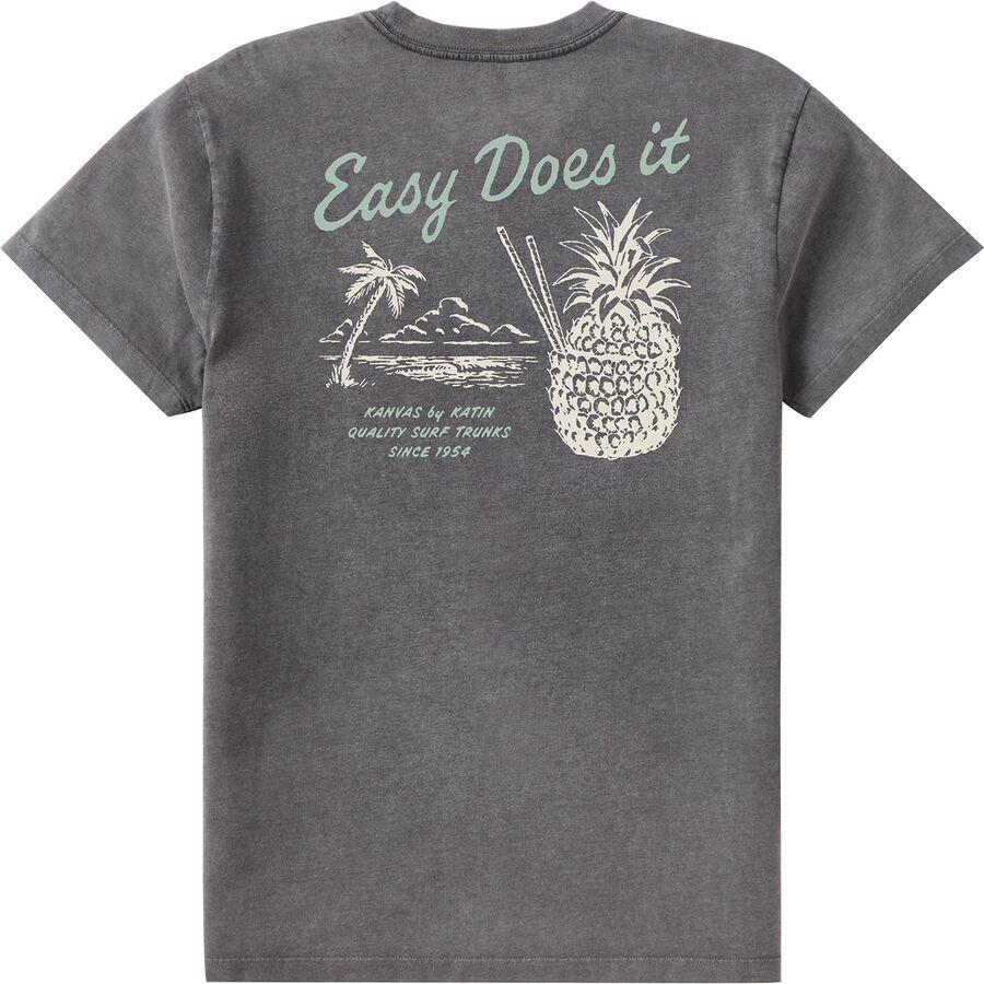 Katin Pina T-Shirt - Men's Black Sand Wash