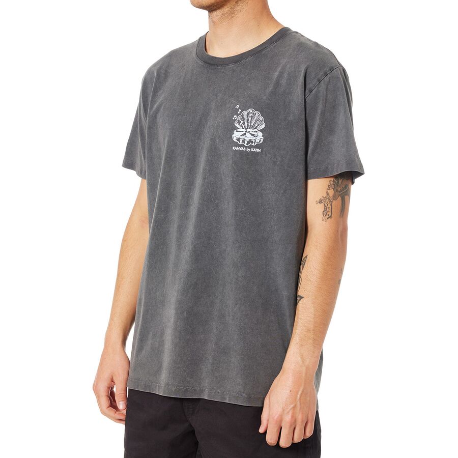 Katin Vibrations T-Shirt - Men's Black Sand Wash