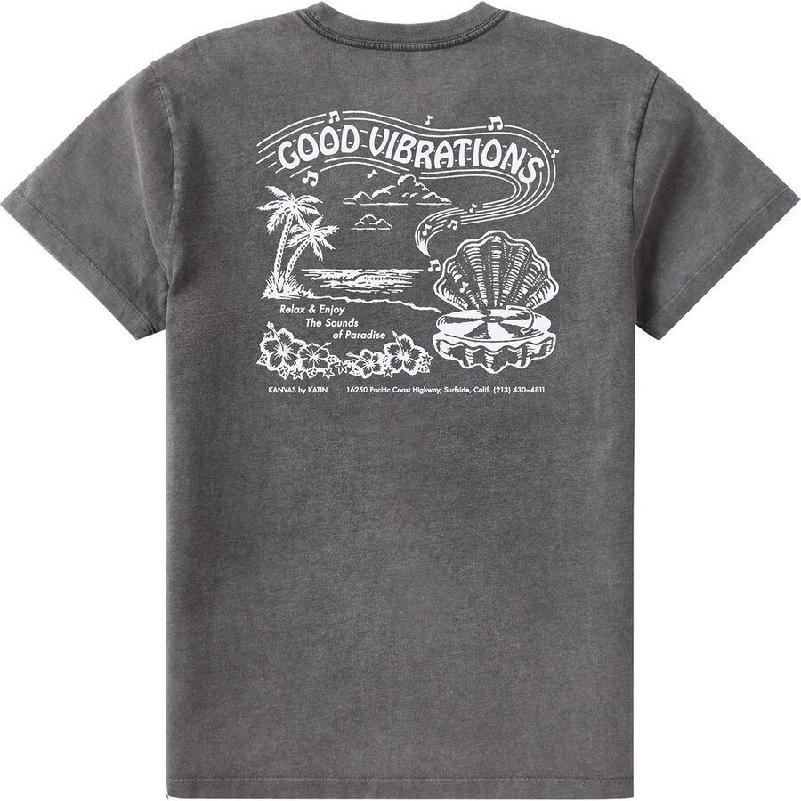 Katin Vibrations T-Shirt - Men's Black Sand Wash
