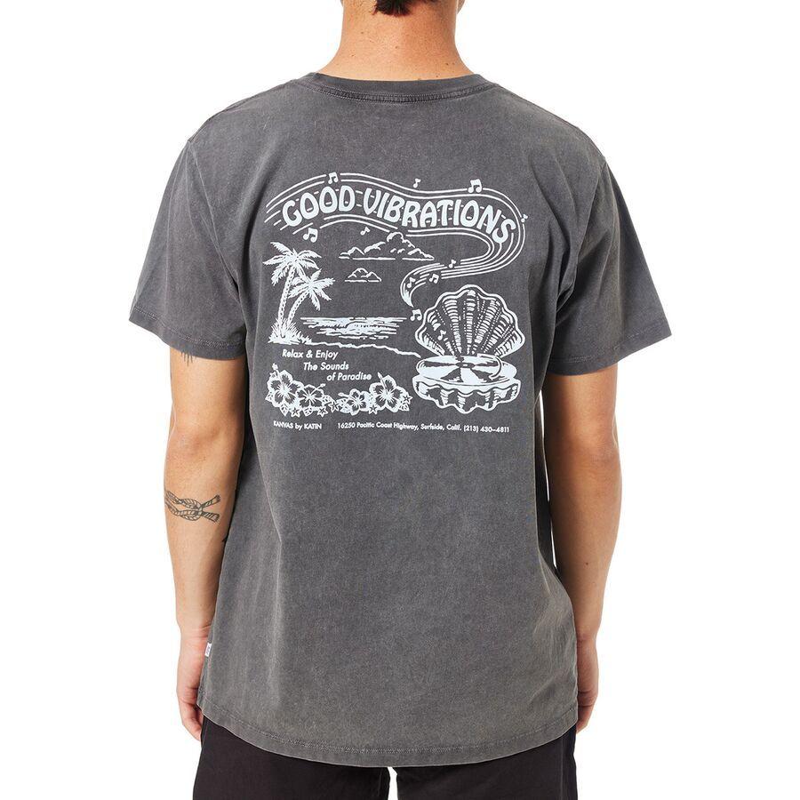 Katin Vibrations T-Shirt - Men's Black Sand Wash