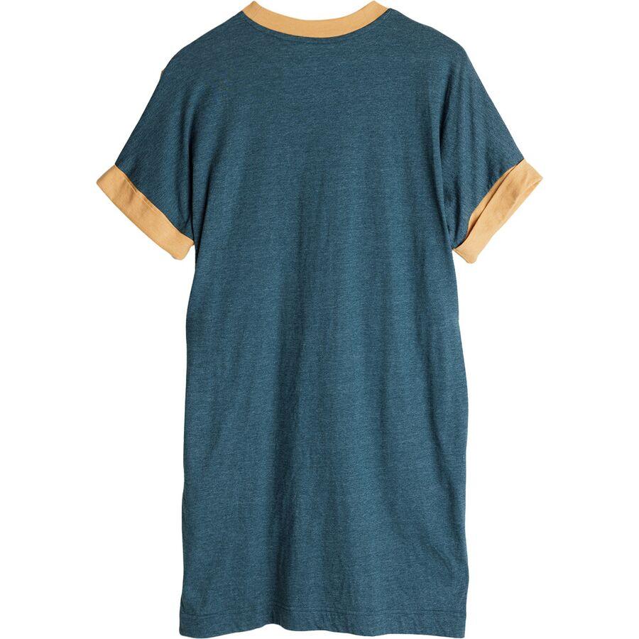 KAVU Cut Back T-Shirt Dress - Women's Forest Retreat