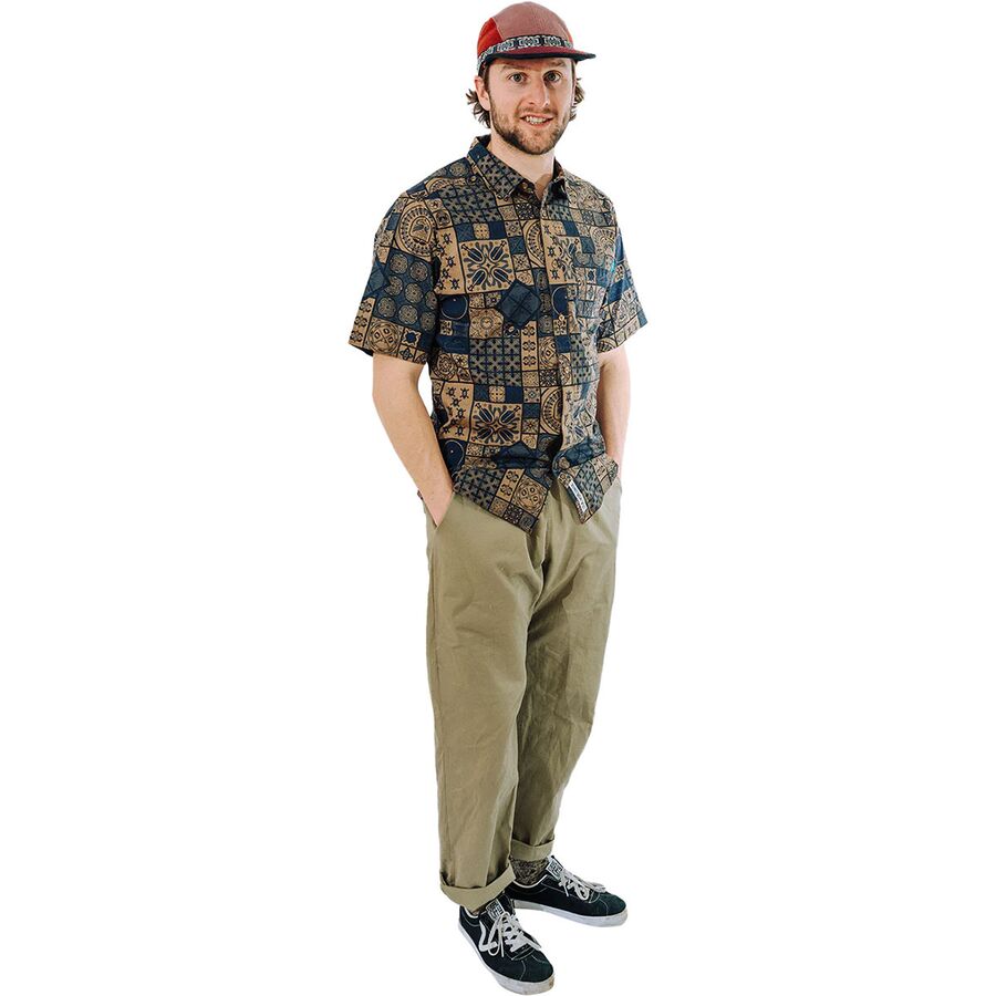 KAVU Festaruski Short-Sleeve Shirt - Men's Adventure Tile